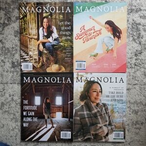Magnolia Journal Magazine Set 22-25 2022 Joanna Gaines Chip Spring Summer Fall